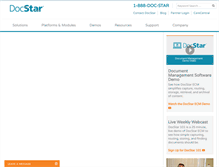 Tablet Screenshot of docstar.com
